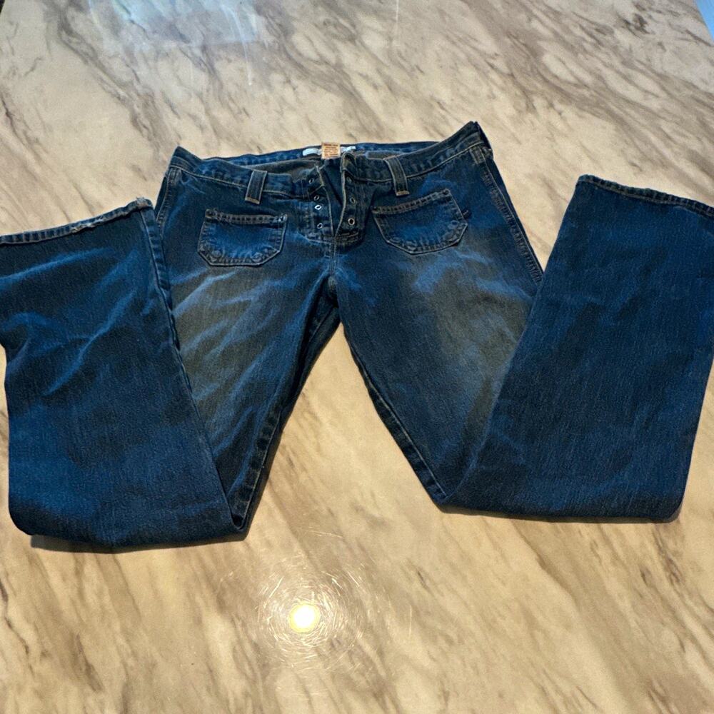 Vintage Abercrombie & Fitch Women’s Bootcut Jeans Blue Denim 5-Pocket Size 6